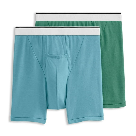 Jockey Men's Big Man Pouch 5" Boxer Brief - 2 Pack