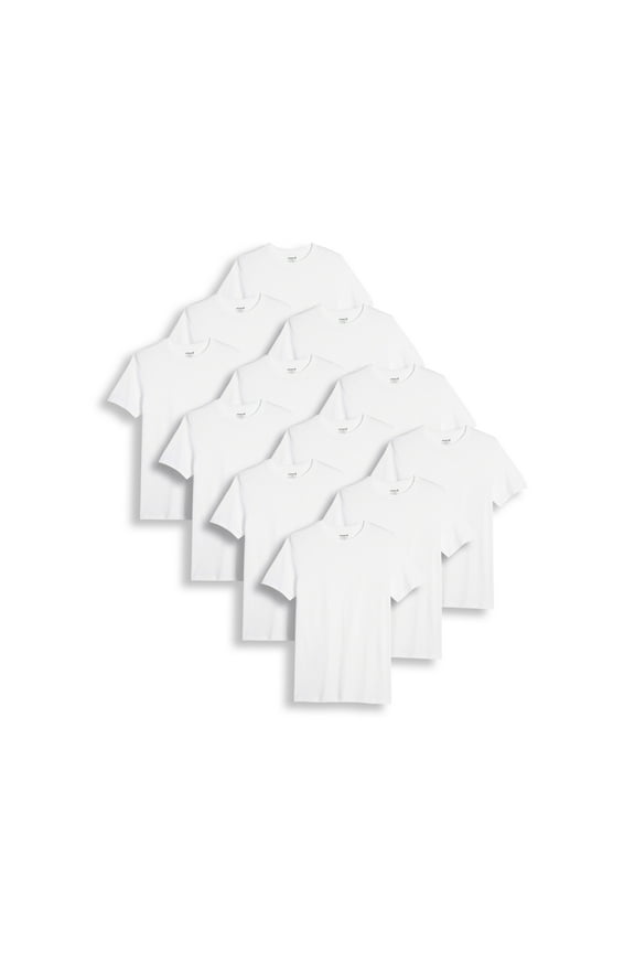 Men's Big & Tall Classic Crew Neck Undershirt - 12 Pack