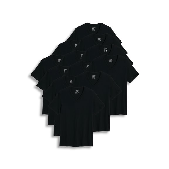 Jockey Men's Big & Tall Classic V-Neck Undershirt - 12 Pack