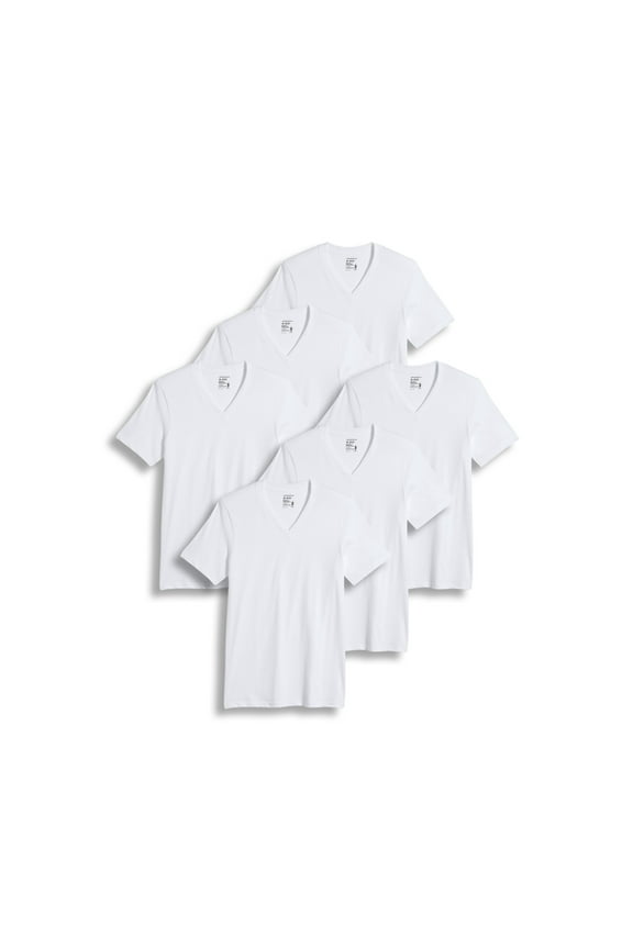 Men's Big & Tall Classic V-Neck Undershirt - 6 Pack
