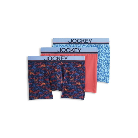 Jockey Men's True Style 4" Trunk - 3 Pack