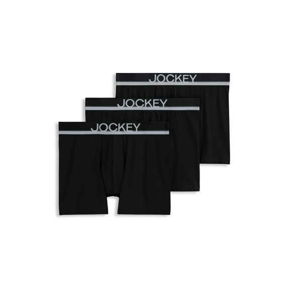 Jockey Men's True Style 4" Trunk - 3 Pack