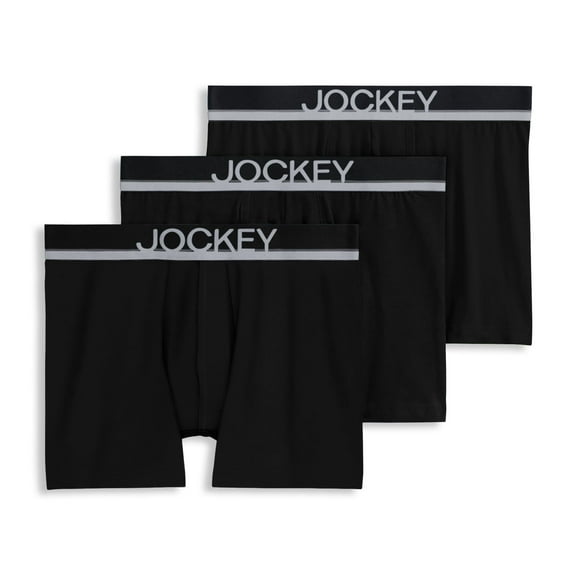 Jockey Men's True Style 4" Trunk - 3 Pack