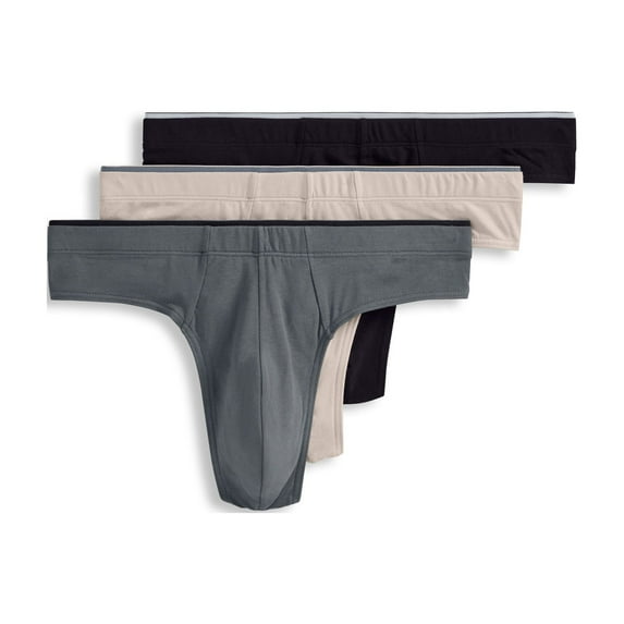 Jockey Men's True Style Thong - 3 Pack