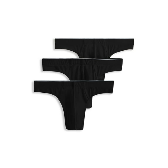 Jockey Men's Casual Cotton Stretch Thong - 3 Pack