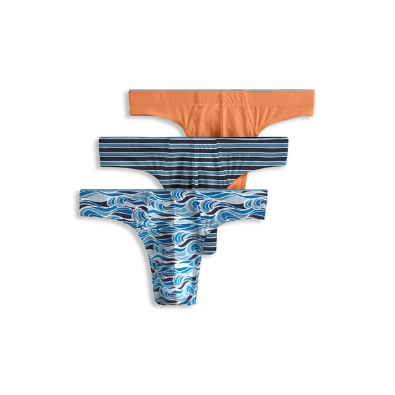 Jockey Men's Casual Cotton Stretch Thong - 3 Pack