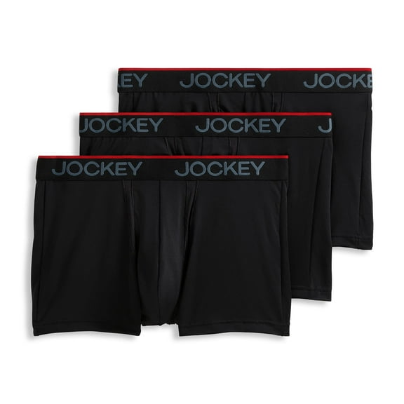 Jockey Men's Chafe Proof Pouch Microfiber 3" Trunk - 3 Pack