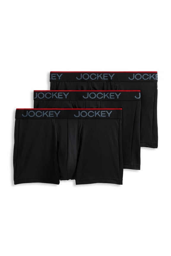Men's Chafe Proof Pouch Microfiber 3" Trunk - 3 Pack