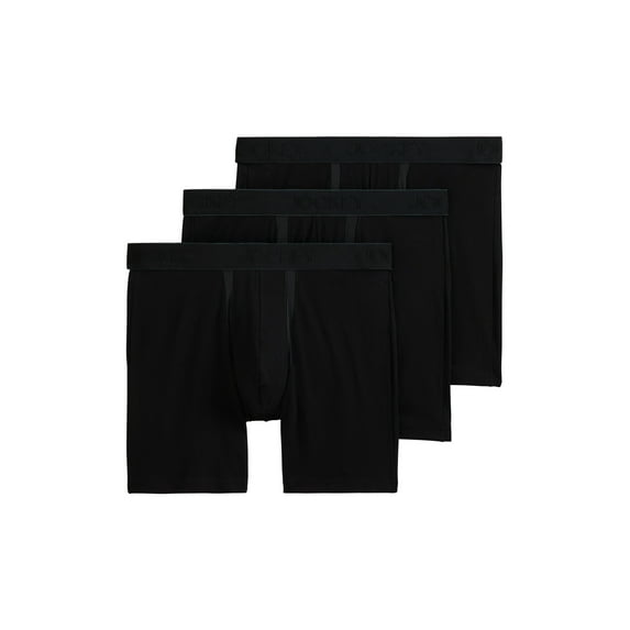 Jockey Men's Chafe Proof Pouch Cotton Stretch 6" Boxer Brief - 3 Pack