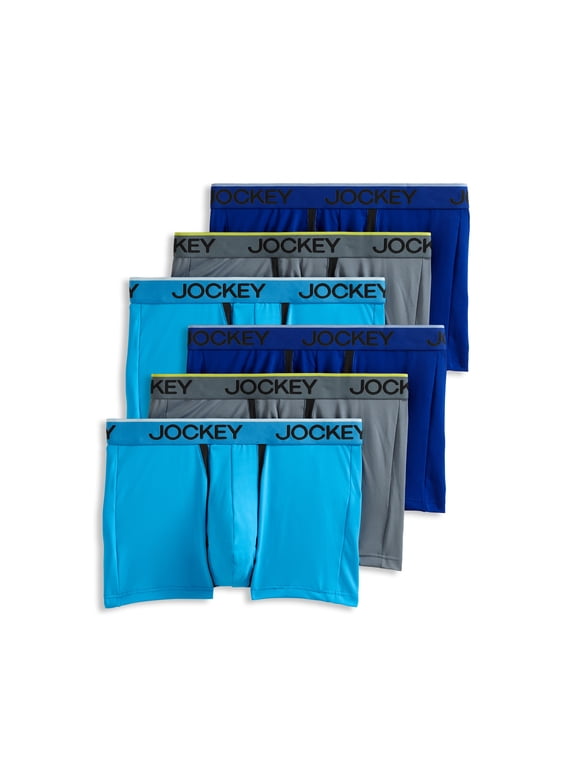 Men's Chafe Proof Pouch Microfiber 3" Trunk - 6 Pack