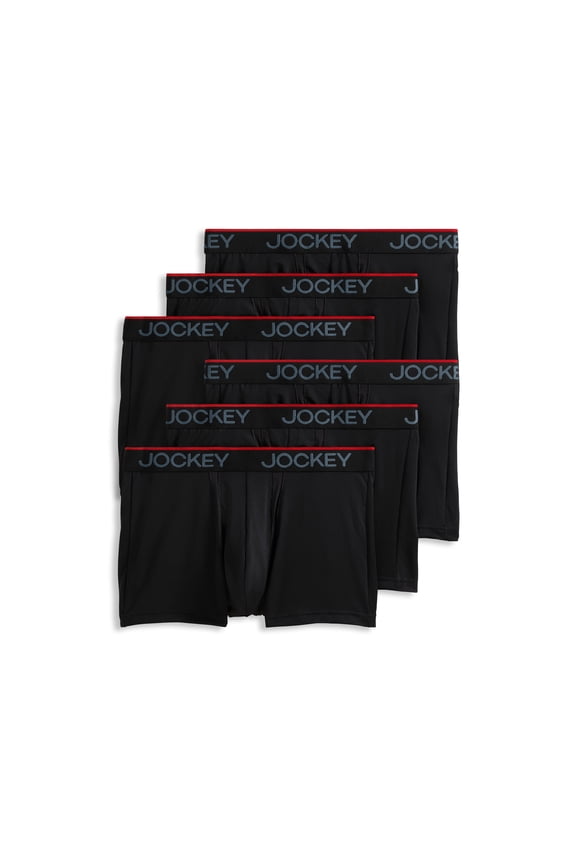 Men's Chafe Proof Pouch Microfiber 3" Trunk - 6 Pack