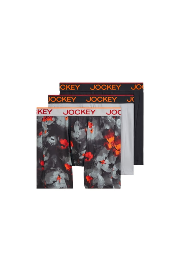 Men's Chafe Proof Pouch Microfiber 6" Boxer Brief - 3 Pack