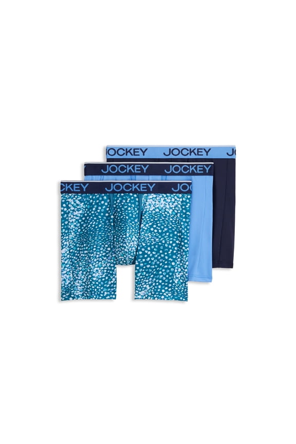 Men's Chafe Proof Pouch Microfiber 6" Boxer Brief - 3 Pack