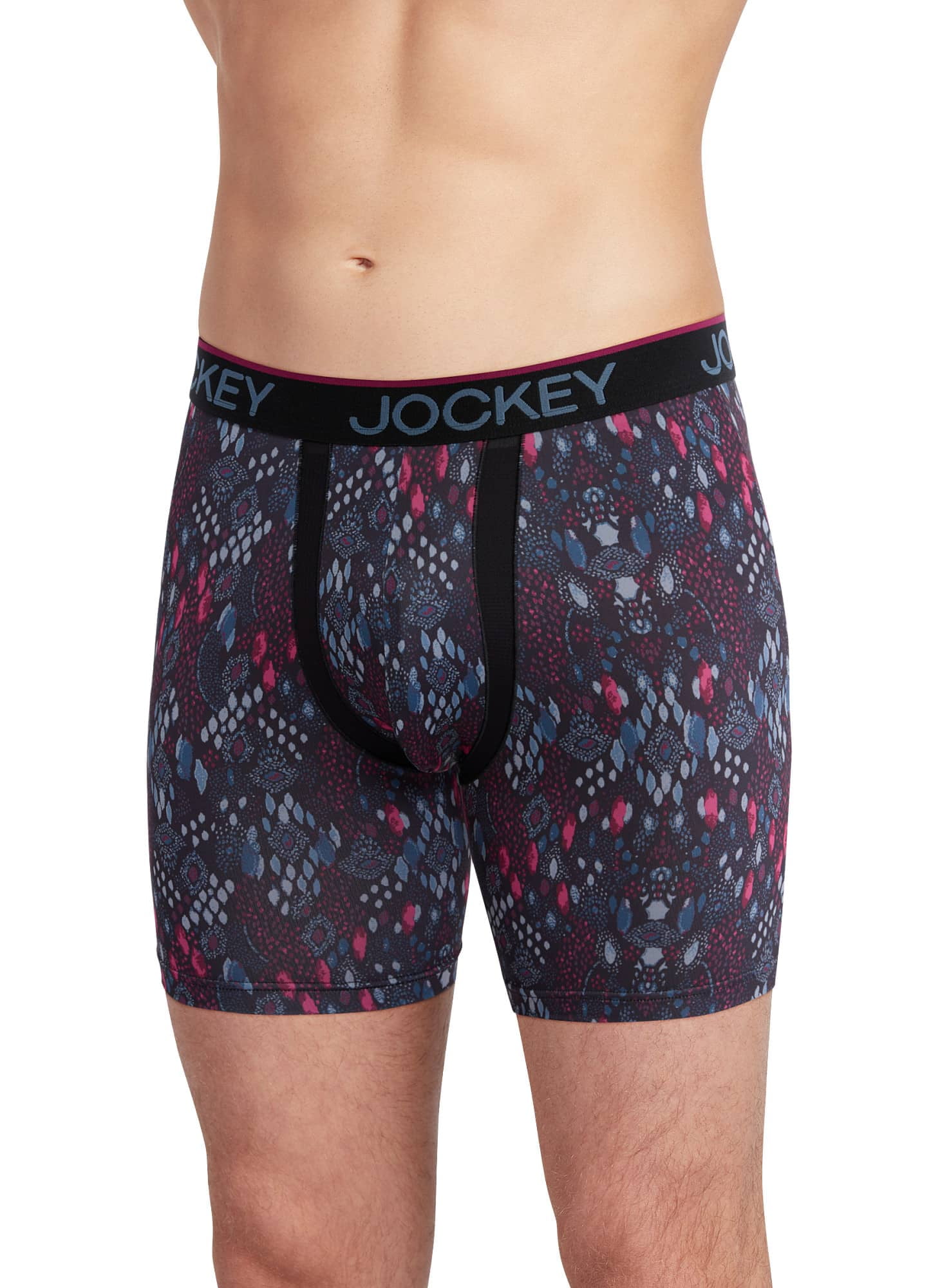 Jockey Men's Chafe Proof Pouch Microfiber 6" Boxer Brief