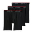 thumbnail image 1 of Jockey Men's Chafe Proof Pouch Microfiber 8.5" Long Leg Boxer Brief - 3 Pack, 1 of 6