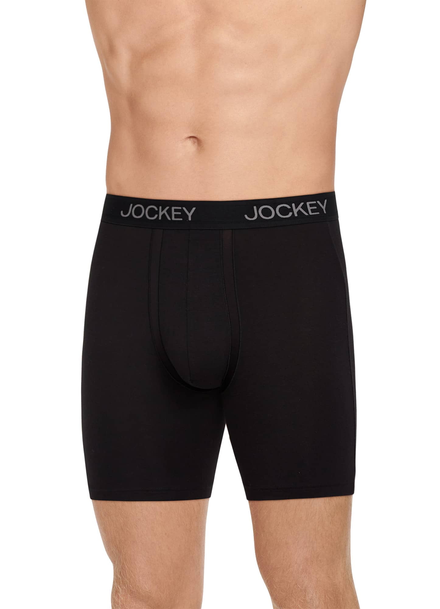 Jockey Men's Chafe Proof Pouch Ultra Soft Modal 6 Boxer Brief 