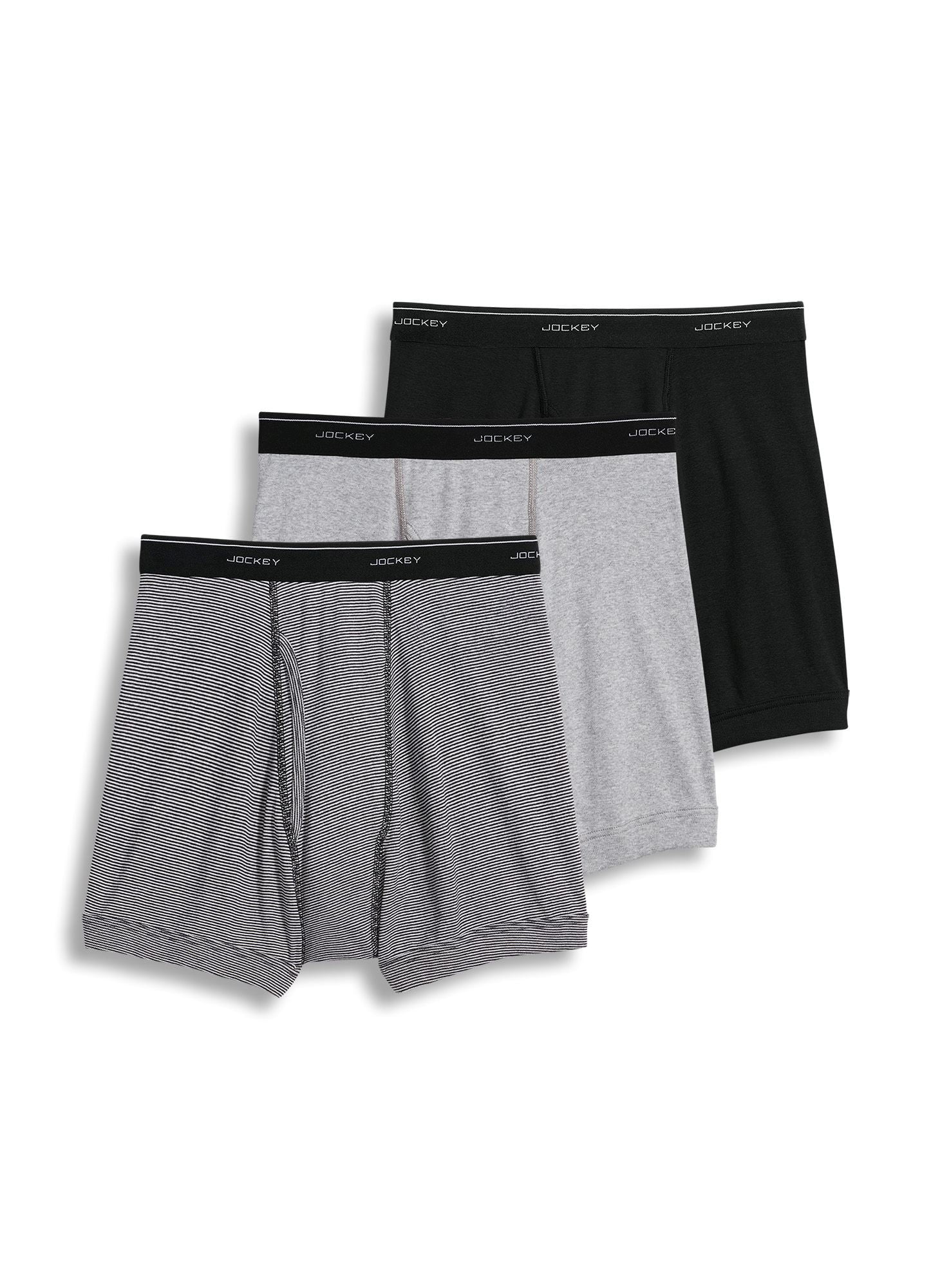 Jockey Men's Classic 5" Boxer Brief 3 Pack