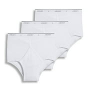 Jockey Mens 100% Cotton Classic Full Rise Brief - 3 Pack