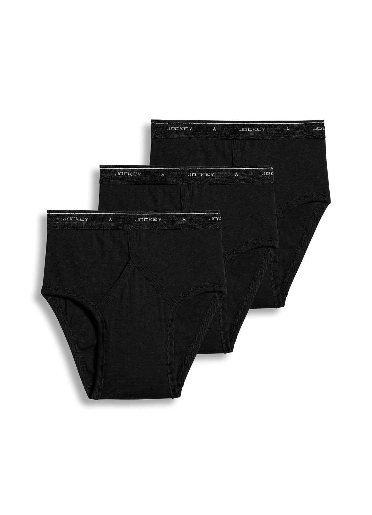 Jockey Men's Underwear Classic Low Rise Brief - 3 Pack, Black Stripe/Red  Apple/Blue Stripe, 32 : : Clothing, Shoes & Accessories