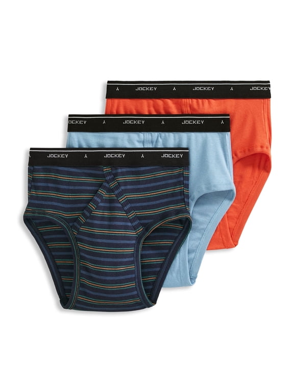 Men's 100% Cotton Classic Low Rise Brief - 3 Pack