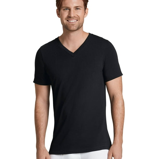 Jockey Men's Classic V-Neck T-Shirt - 6 Pack - Walmart.com