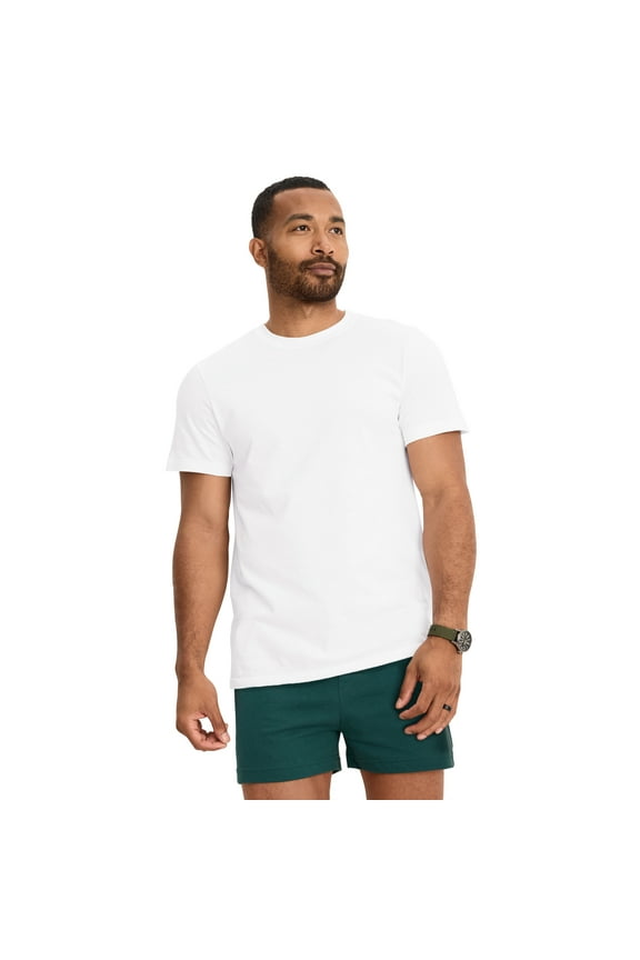 Men's Cool Cotton Stretch Crew Neck Undershirt