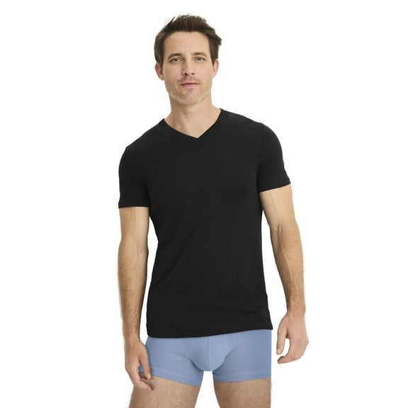 Jockey Men's Cool Cotton Stretch V-Neck Undershirt