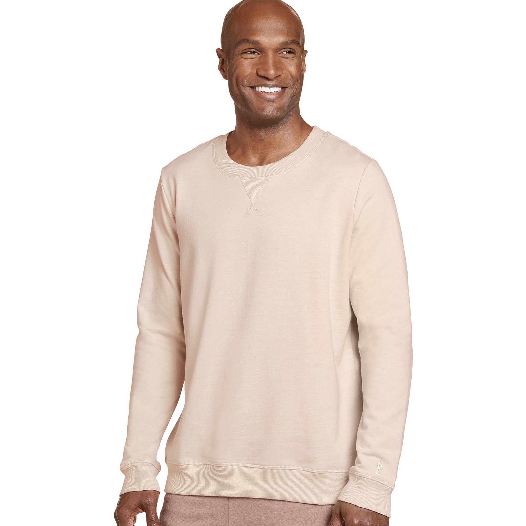 Jockey Men's Cotton Blend Fleece Crew Sweatshirt - Walmart.com