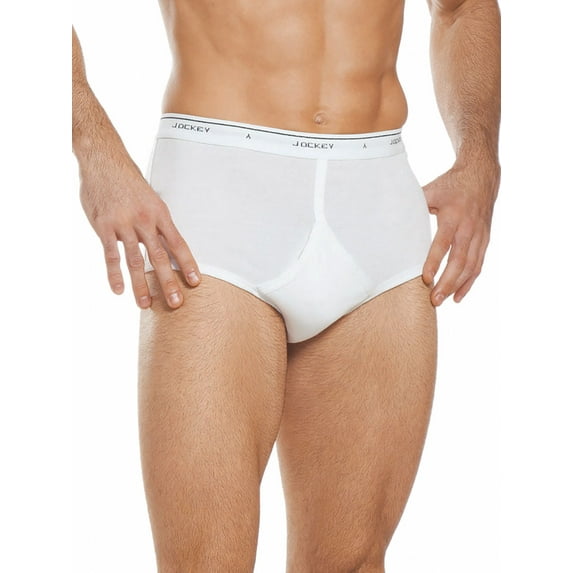 Men's Jockey® 4-pack Classic Knit Full-Rise Briefs Color: White Size: 32