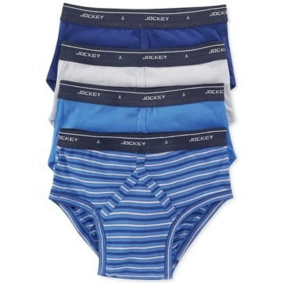 Jockey MULTI Men's Cotton Low-Rise Brief 4-Pack, US 36