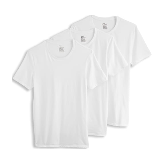 Jockey Men's Cotton Stretch Crew Neck Undershirt - 3 Pack