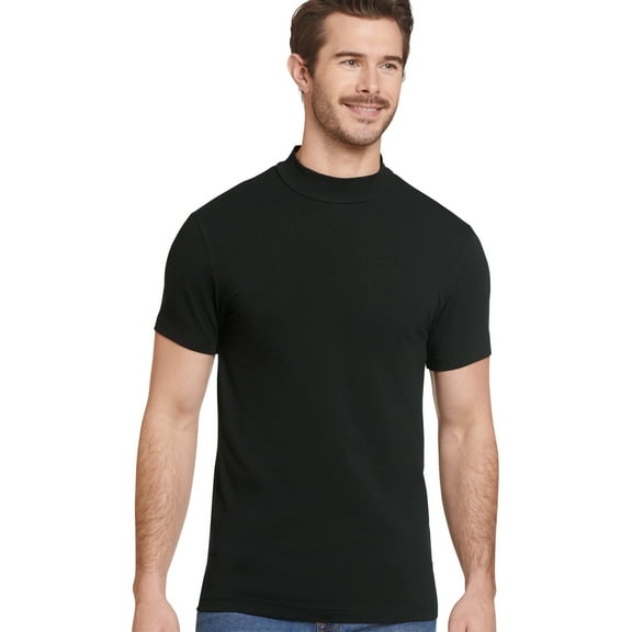 Jockey Men's Cotton Stretch Mock Neck Tee
