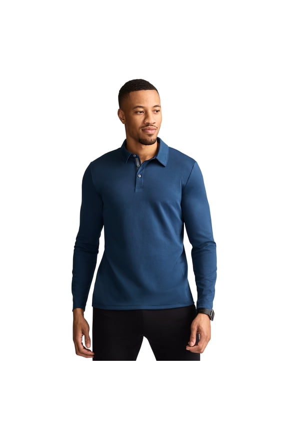 Men's EVERACTIVE Long Sleeve Tech Pique Polo