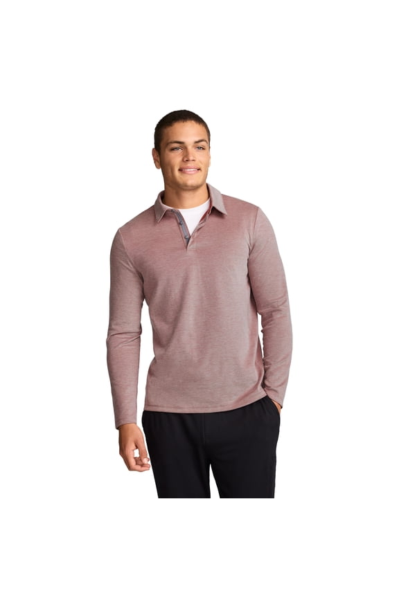 Men's EVERACTIVE Long Sleeve Tech Pique Polo