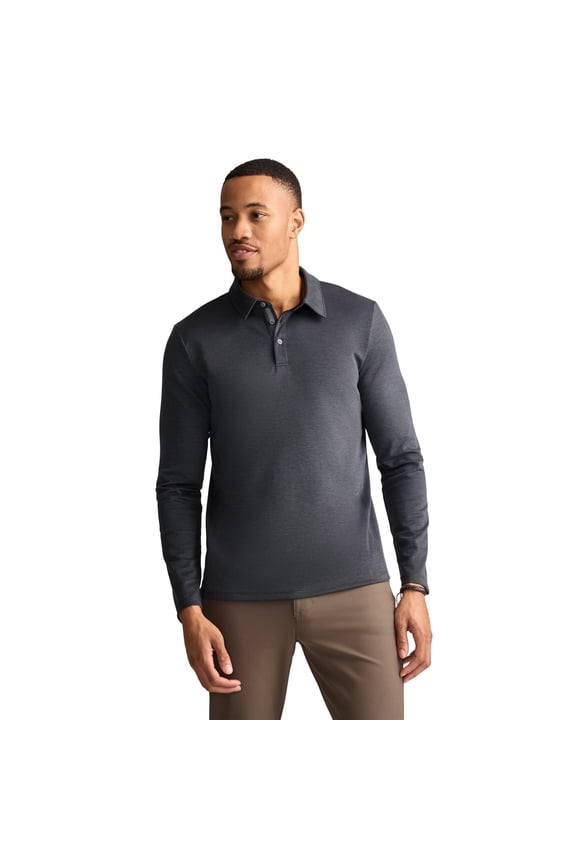 Men's EVERACTIVE Long Sleeve Tech Pique Polo