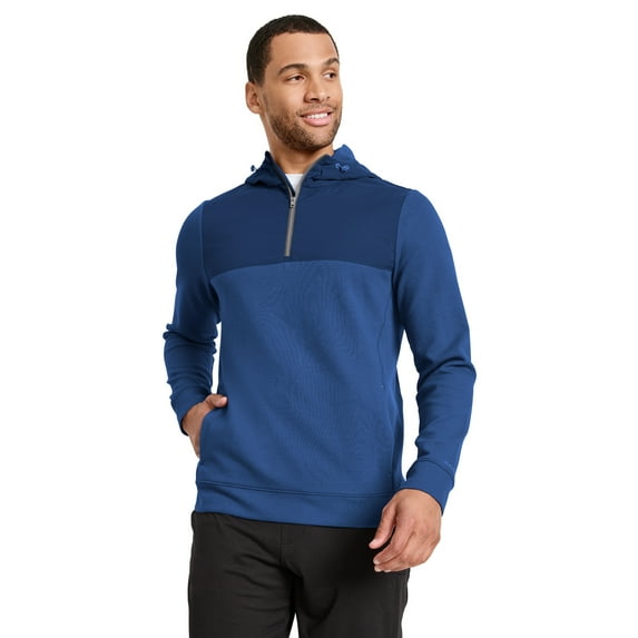 Jockey Men's EVERACTIVE Mixed Media 1/2 Zip Hoodie
