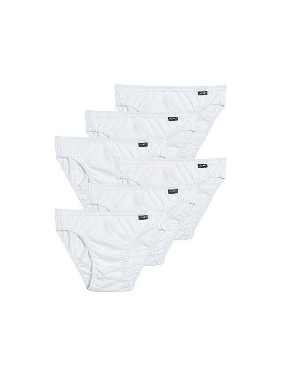 Men's 100% Cotton Elance Bikini - 6 Pack