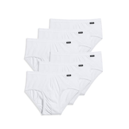 Jockey Men's 100% Cotton Elance Poco Brief - 6 Pack