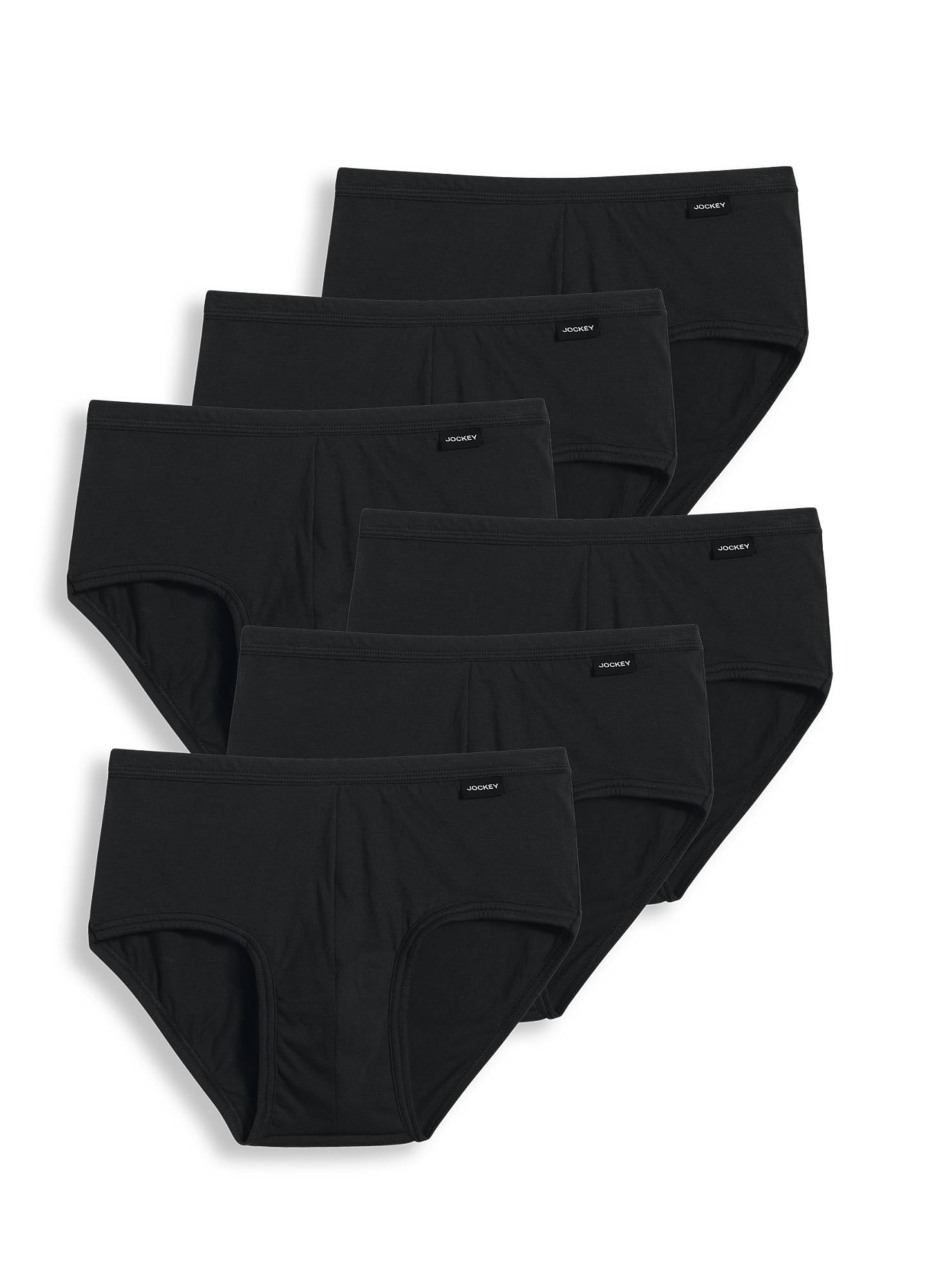 Jockey Men's Elance Poco Brief 6 Pack