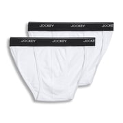 Jockey Mens 100% Cotton Elance String Bikini - 2 Pack