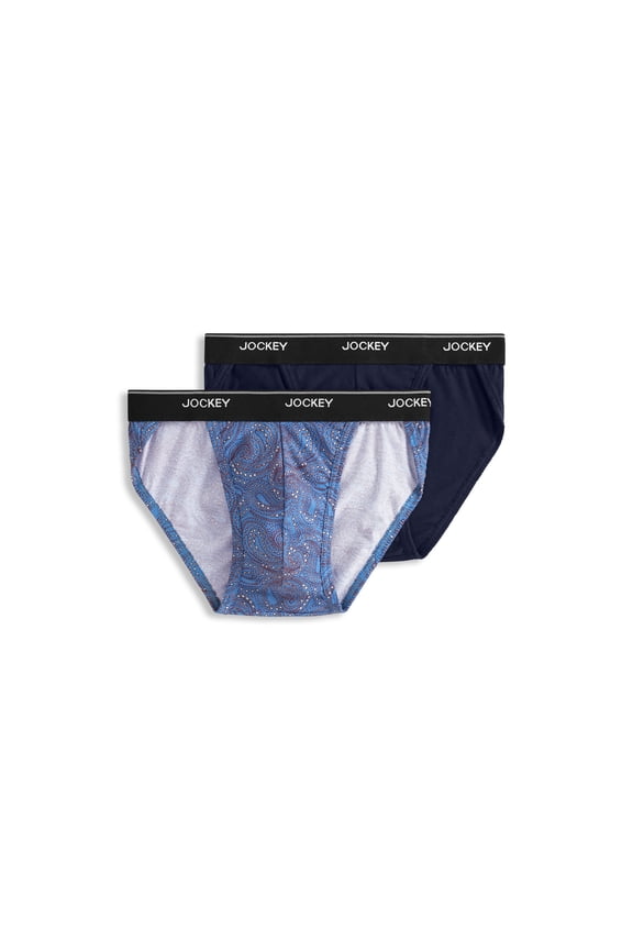 Men's 100% Cotton Elance String Bikini - 2 Pack