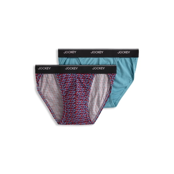 Jockey Men's 100% Cotton Elance String Bikini - 2 Pack