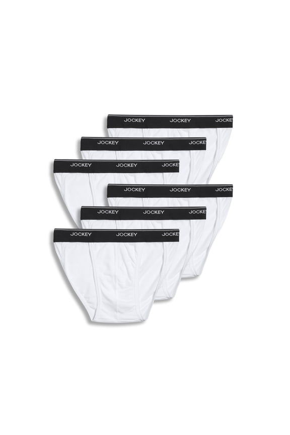 Men's 100% Cotton Elance String Bikini - 6 Pack