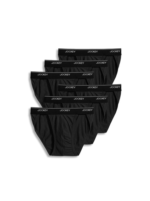 Men's 100% Cotton Elance String Bikini - 6 Pack
