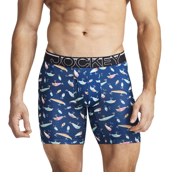 Jockey Men's EverActive Motion Stretch Microfiber 5" Boxer Brief