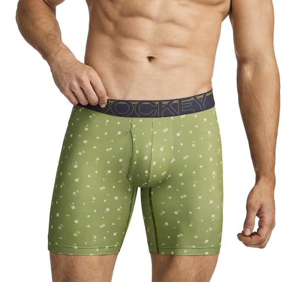 Jockey Men's EverActive Motion Stretch Microfiber 5" Boxer Brief