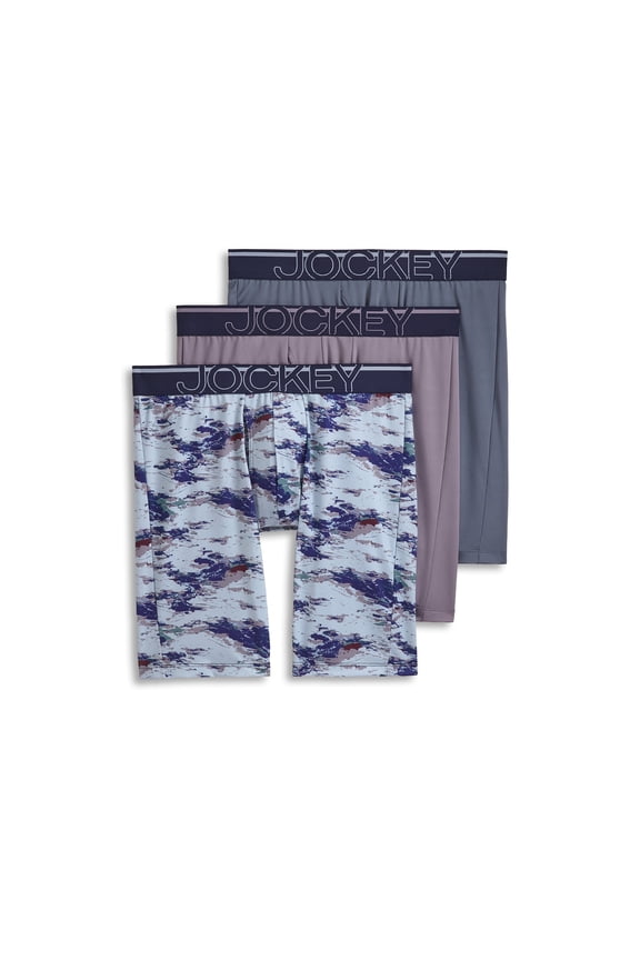 Men's EverActive Motion Stretch Microfiber 7" Long Leg Boxer Brief - 3 Pack
