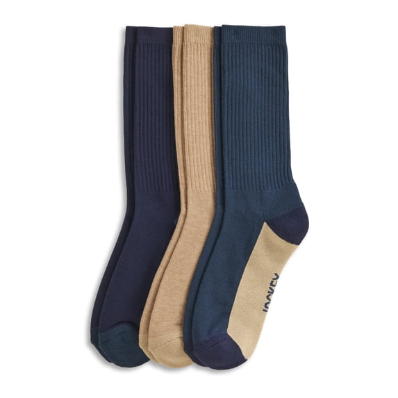 Jockey Men's Everyday Cotton Blend Crew Socks - 3 Pack