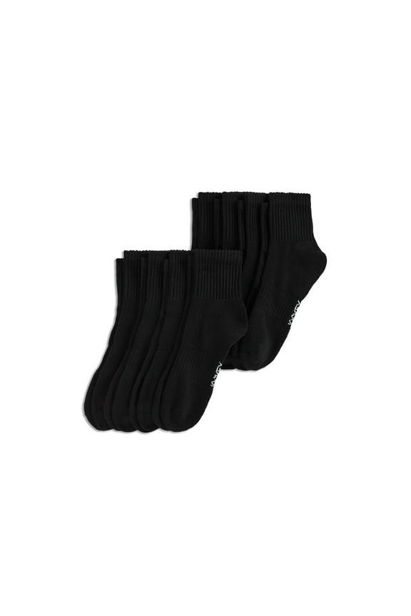 Men's Everyday Cotton Blend Quarter Sock - 8 Pack
