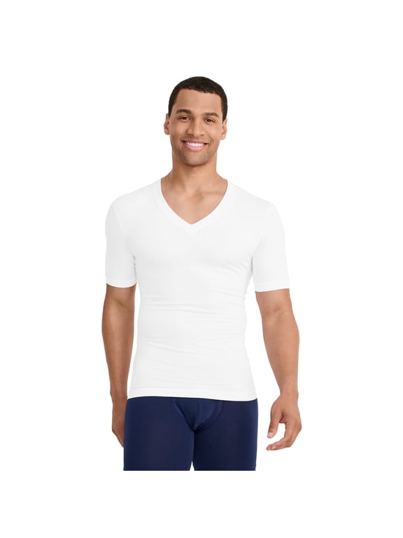 Men's FormFit Cotton Stretch V-Neck Undershirt